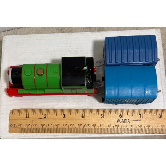 Thomas & Friends Trackmaster Percy Train Engine Ice Cream, Brendam Bay Cars 2013 - Picture 11 of 15